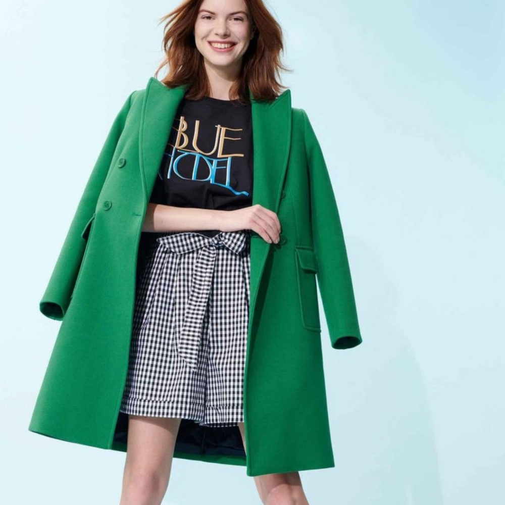 Tara Jarmon Jackets & Coats | Emerald Green Cottonmary Coat
